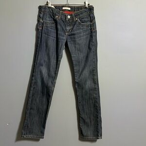 LIU Jeans Straight Legs 30 waist zipper back pockets